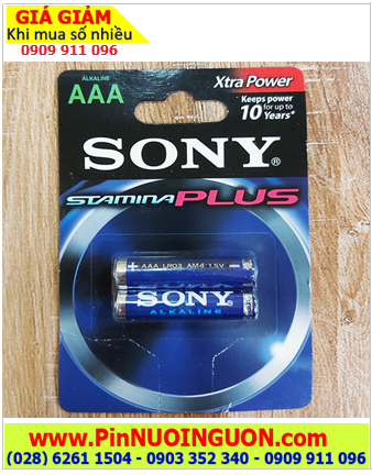 Sony AM4 LR03, Pin 1.5v Alkaline Plus Sony AM4 LR03 / Extra Power chính hãng (Vỉ 2viên)